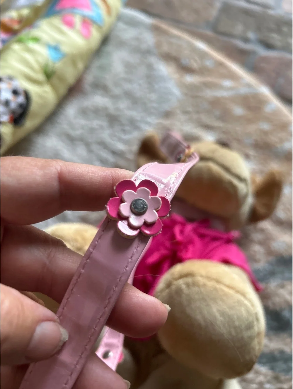Build a bear puppy with leash